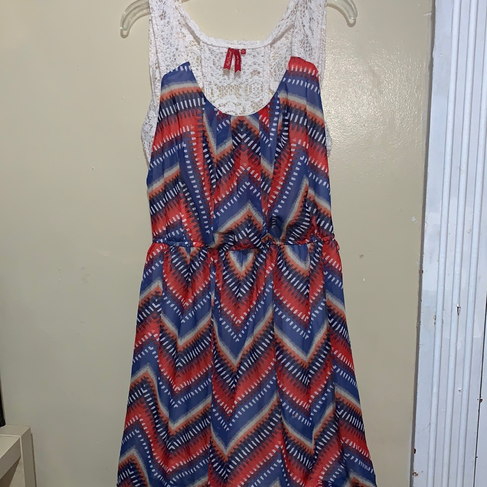 Open back partially dress